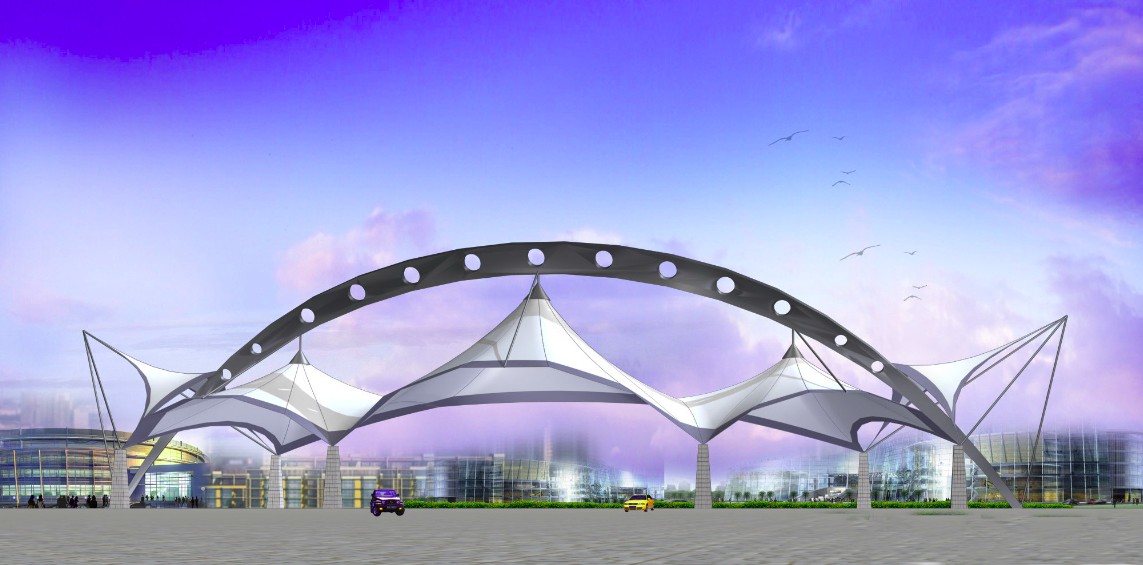 運(yùn)動(dòng)場(chǎng)膜結(jié)構(gòu)